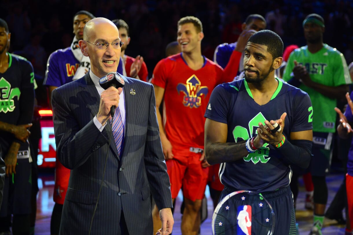 Adam Silver, Kyrie Irving, Brooklyn Nets