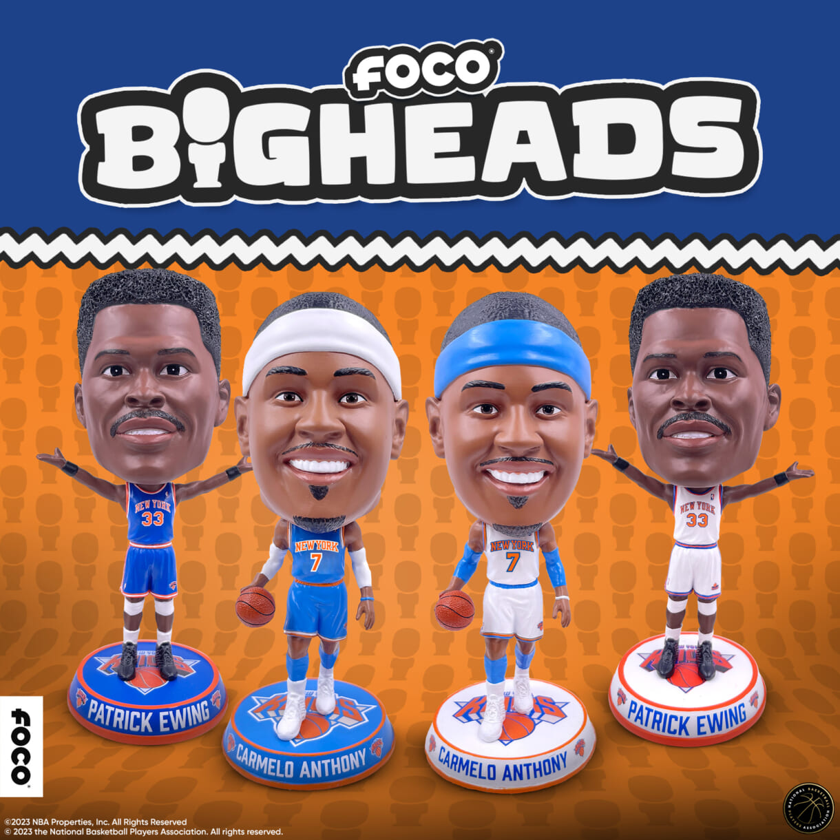 Patrick Ewing, Carmelo Anthony, New York Knicks