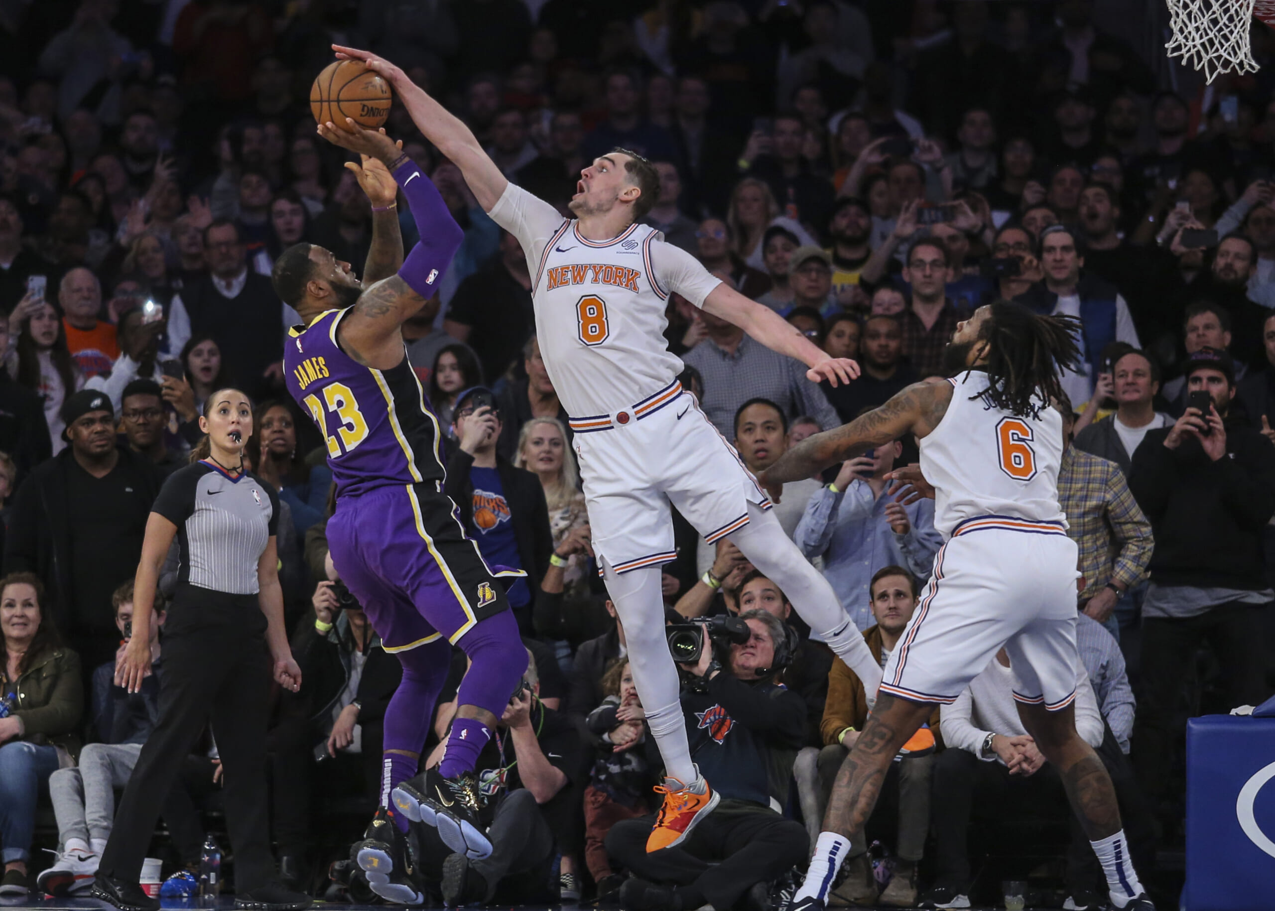 LeBron James, New York Knicks