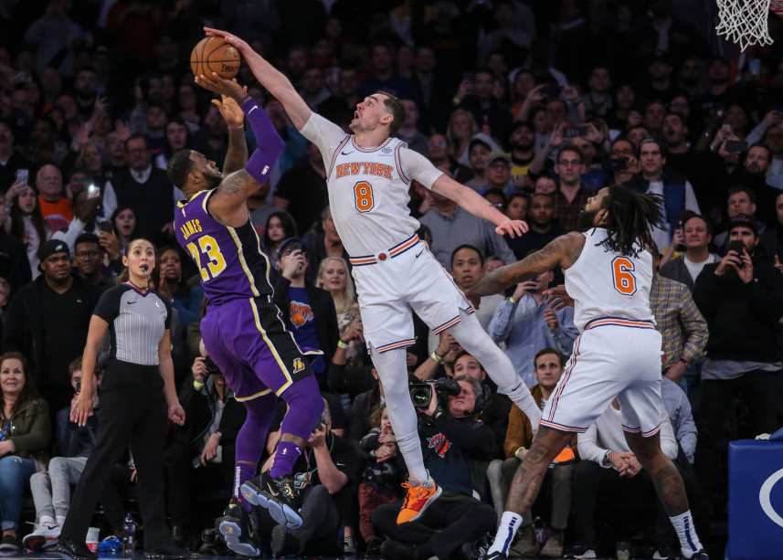 LeBron James, New York Knicks