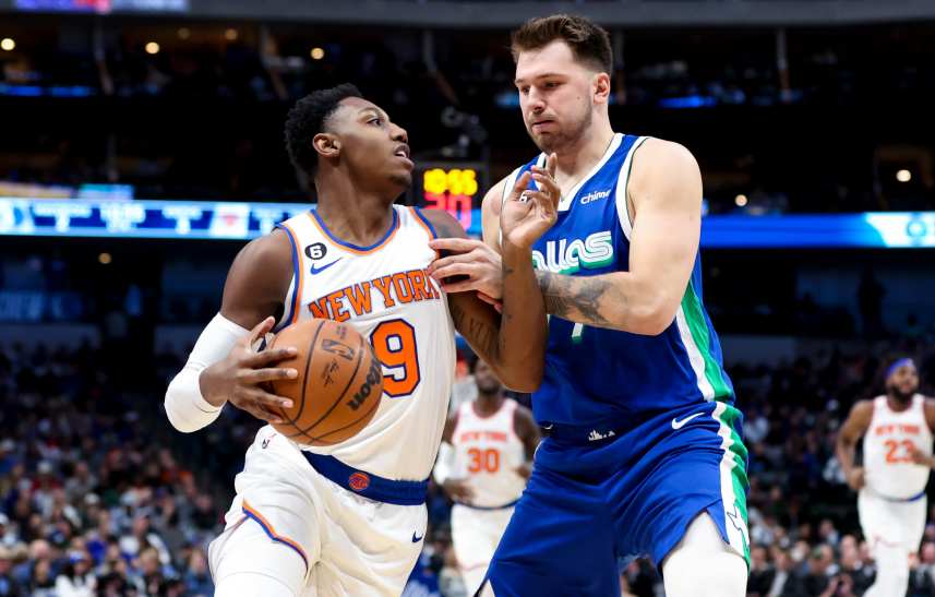 RJ Barrett, Luka Doncic, New York Knicks