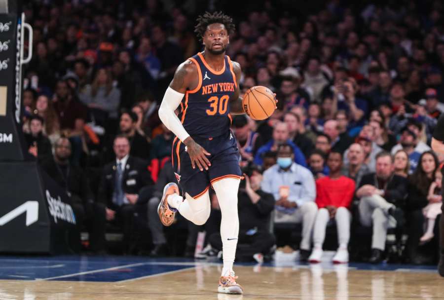 Julius Randle scores 36 as Knicks rout Pistons 140-110 - The San Diego  Union-Tribune