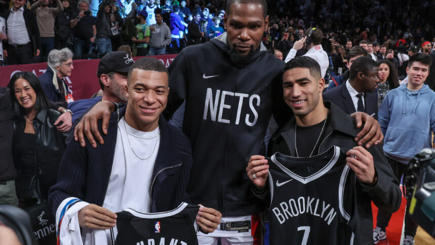 Kevin Durant, Kylian Mbappe, Brooklyn Nets
