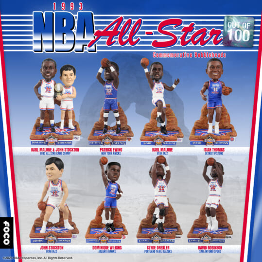 Knicks legend Patrick Ewing honored in FOCO's 30th Anniversary NBA All