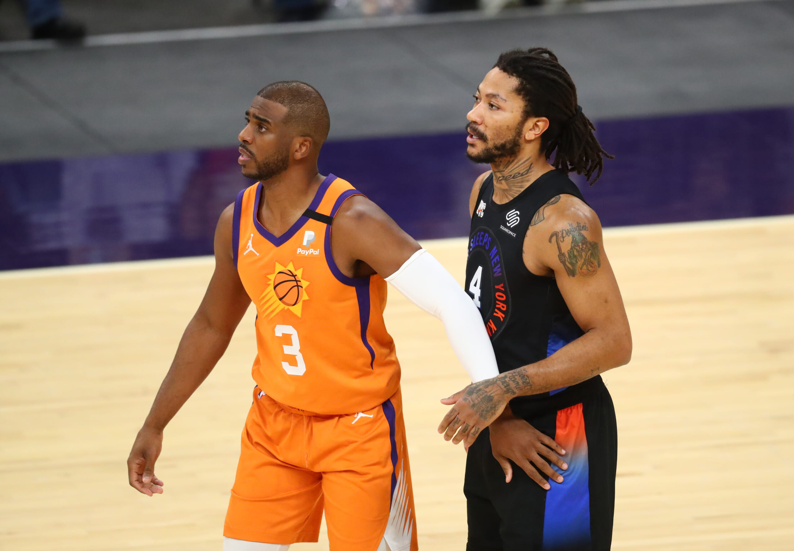 Knicks' Derrick Rose response to Suns' reported interest