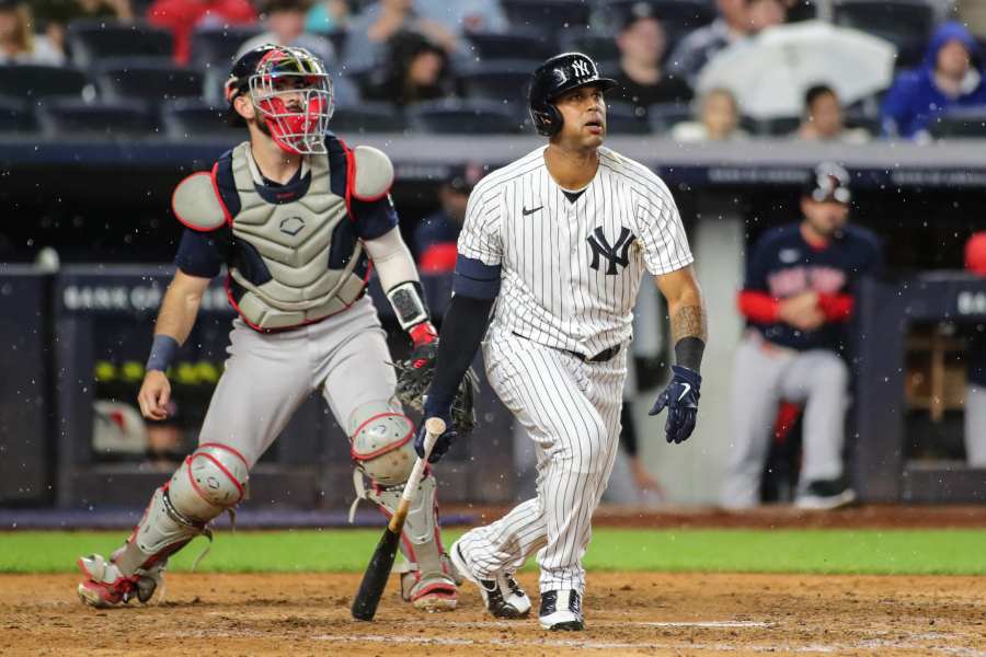 Aaron Hicks has become baseball's most expensive pinch-hitter