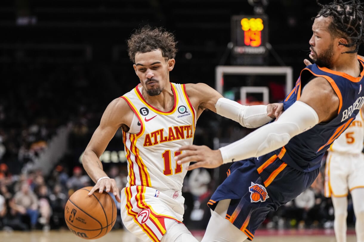 Trae Young, Jalen Brunson, New York Knicks