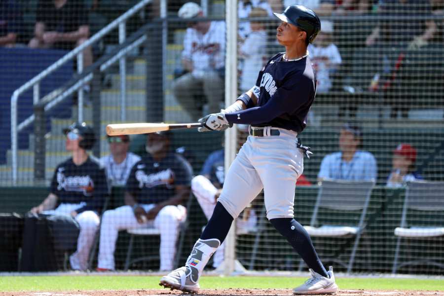 Highlight] Oswaldo Cabrera's first home run of 2023 puts the Yankees on the  board! in 2023