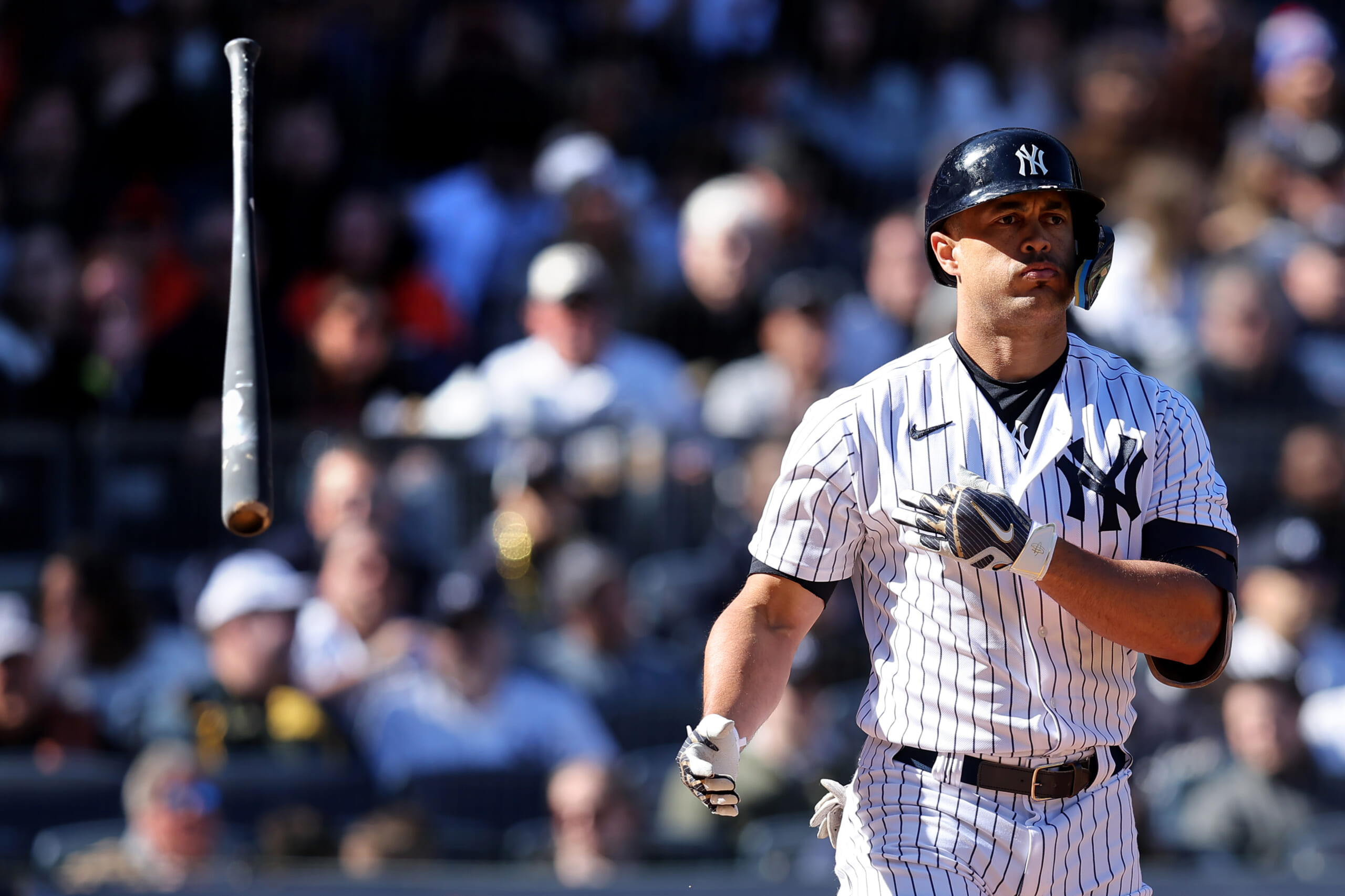 New York Yankees' Giancarlo Stanton could miss start of season 