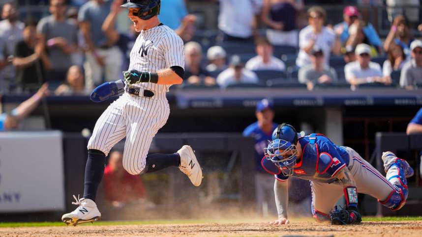 MLB: Texas Rangers at New York Yankees, harrison bader