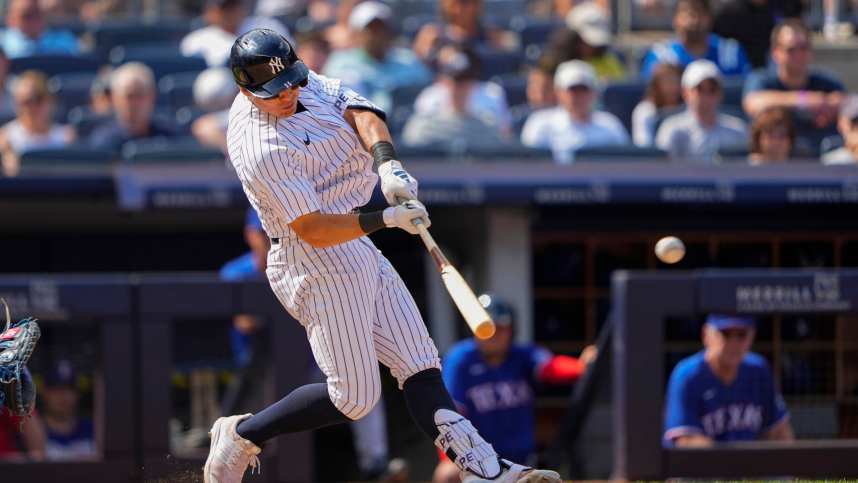 MLB: Texas Rangers at New York Yankees, anthony volpe