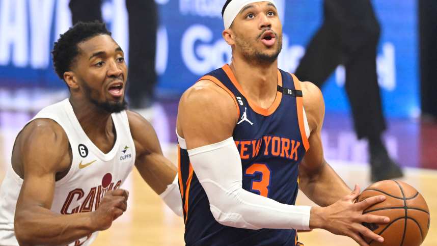 NBA: Playoffs-New York Knicks at Cleveland Cavaliers, josh hart