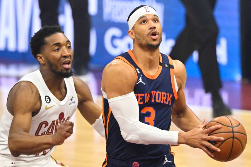 NBA: Playoffs-New York Knicks at Cleveland Cavaliers, josh hart