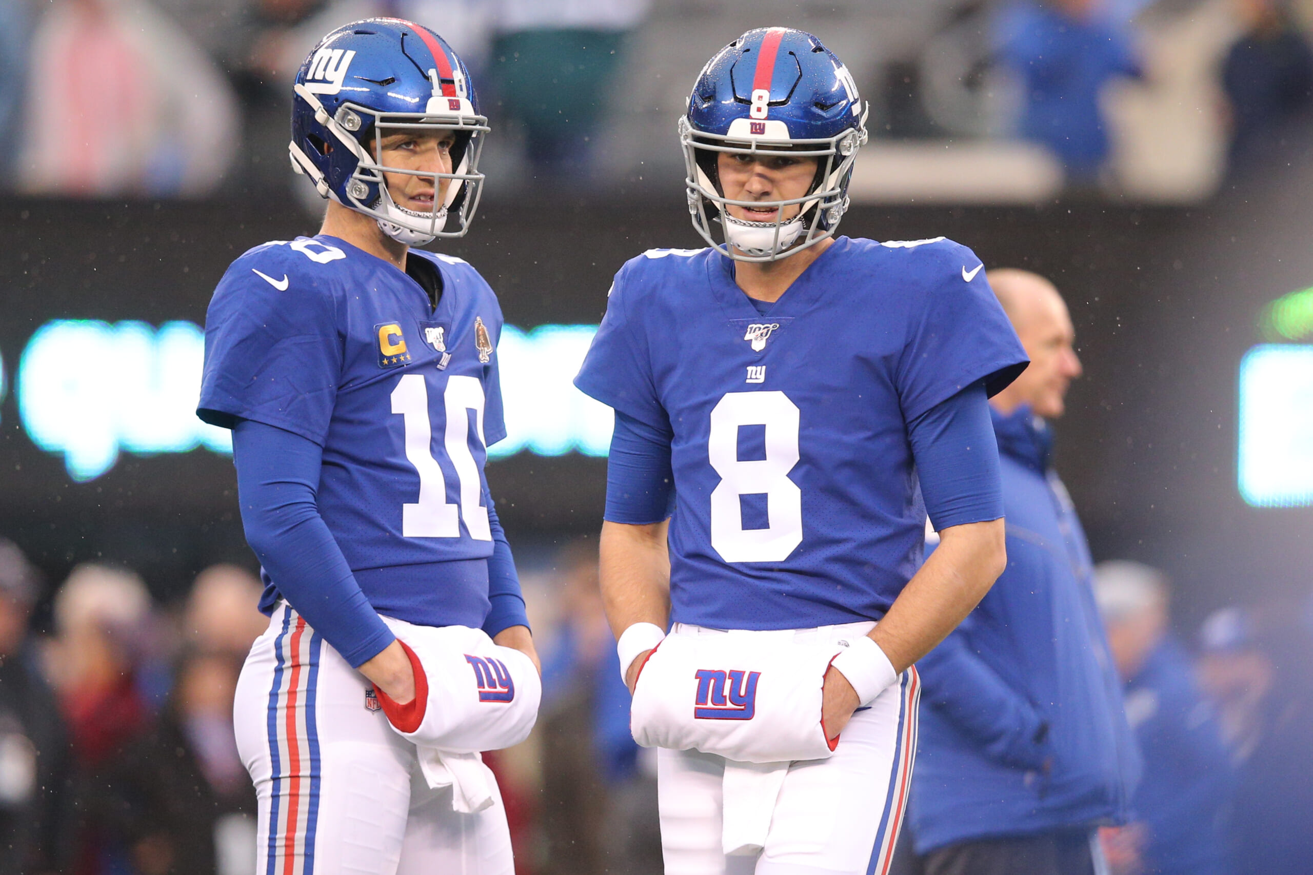 NFL: Philadelphia Eagles at New York Giants, daniel jones, eli manning