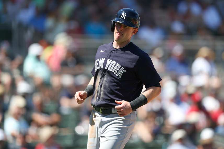 Yankees place starting catcher on injured list, promote lefty