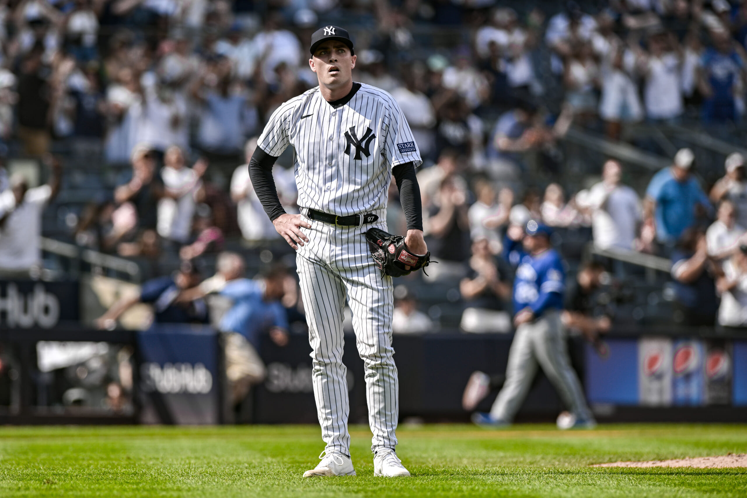 Yankees demote struggling reliever, promote rookie starter