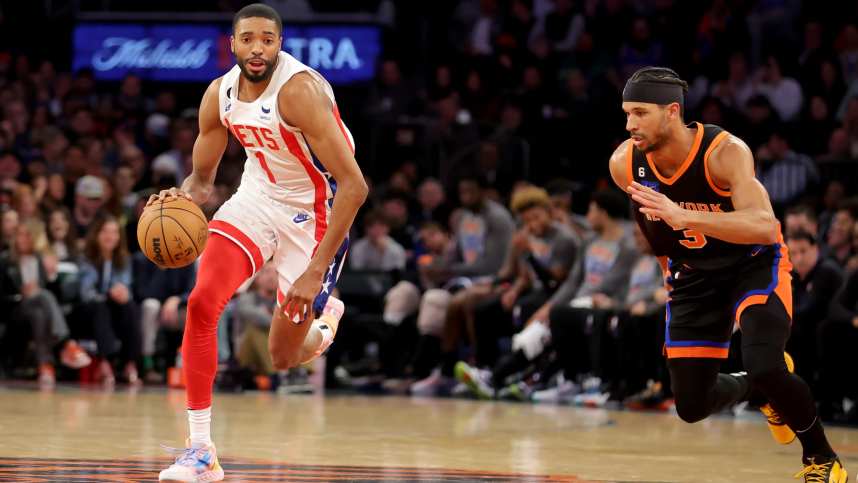 NBA: Brooklyn Nets at New York Knicks, mikal bridges, josh hart