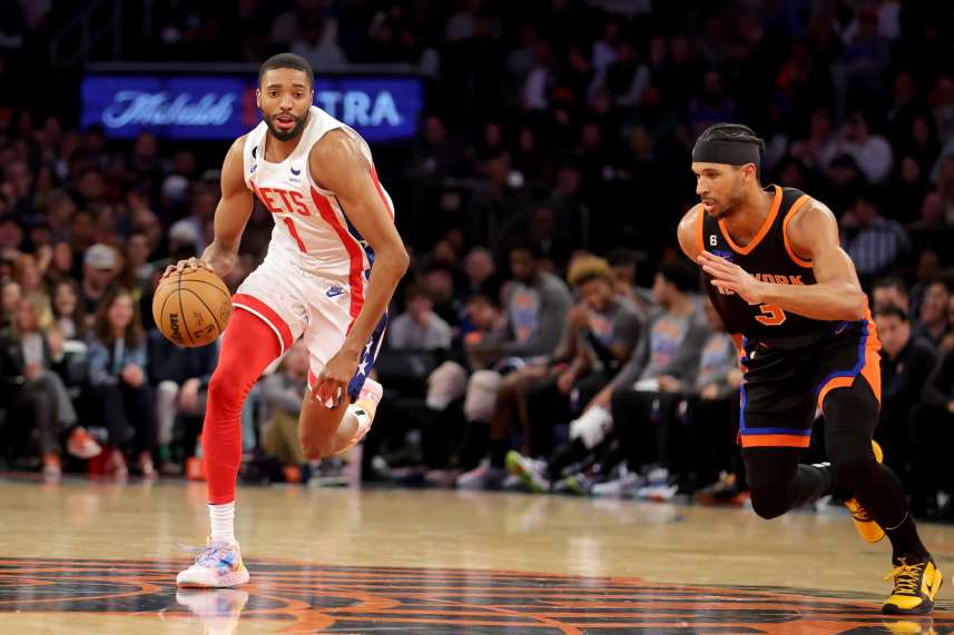 NBA: Brooklyn Nets at New York Knicks, mikal bridges, josh hart