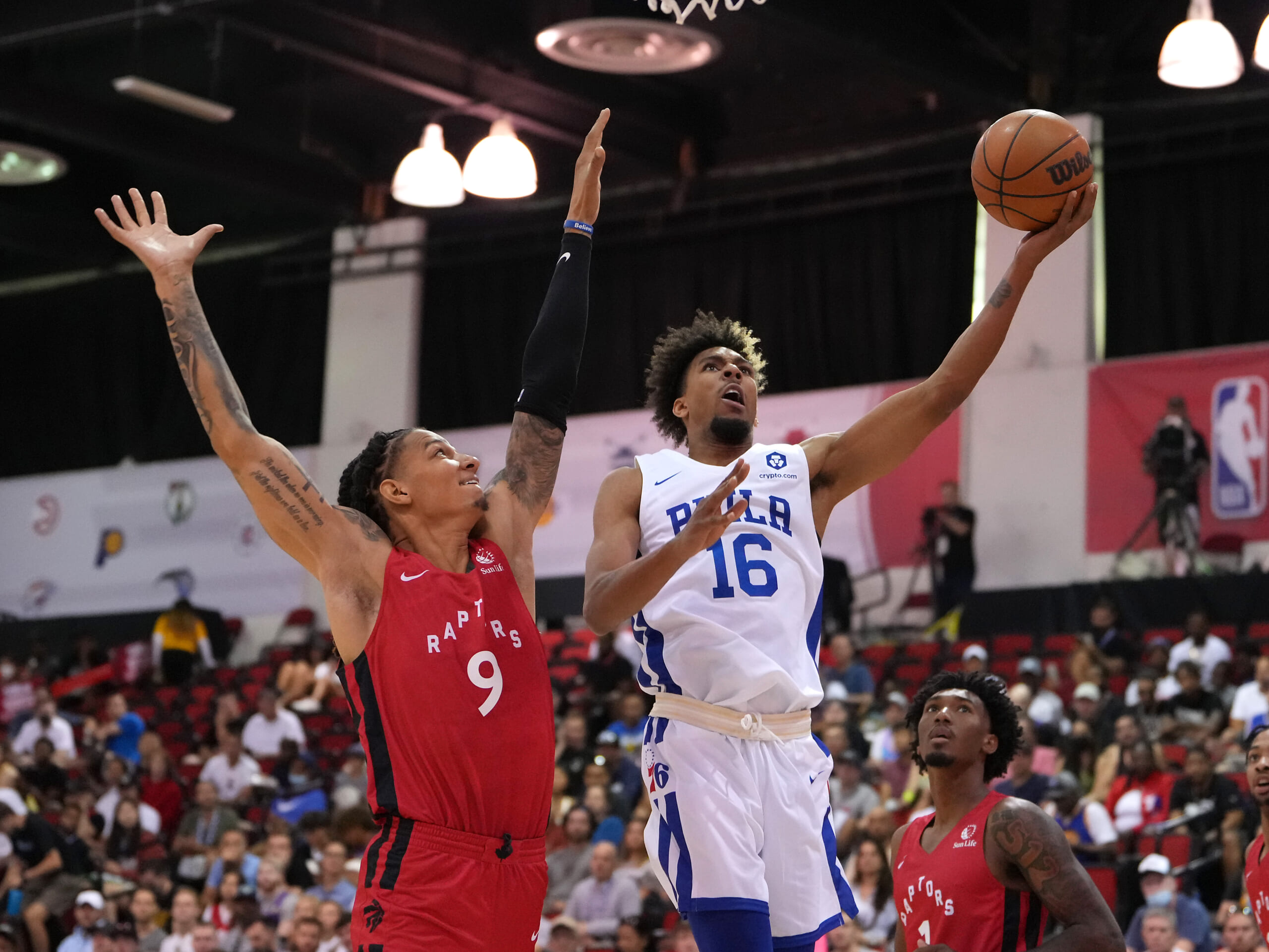 NBA: Summer League-Toronto Raptors at Philadelphia 76ers, Charlie Brown Jr., knicks