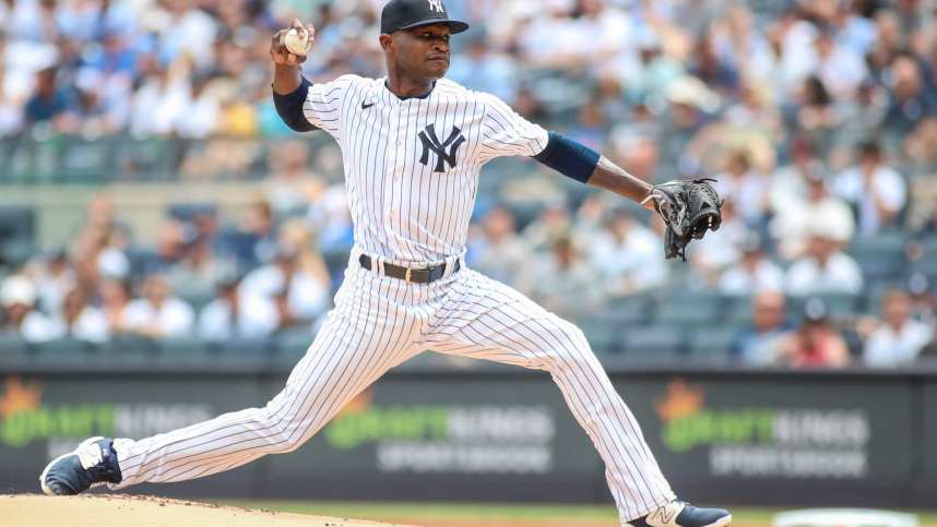 MLB: Chicago Cubs at New York Yankees, domingo german