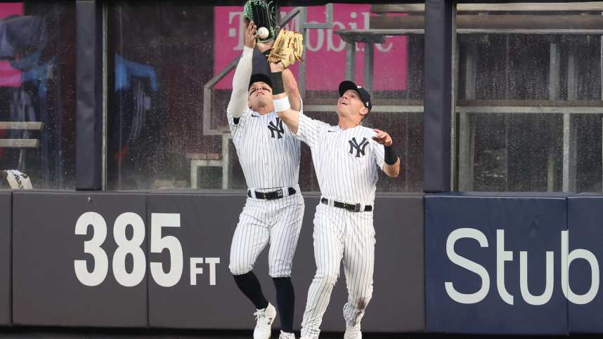 MLB: New York Mets at New York Yankees, harrison bader, jake bauers