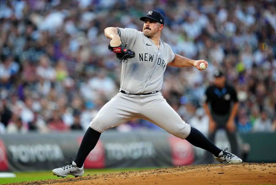 Carlos Rodon takes 'big step' towards Yankees debut amid injury