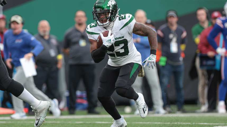 NFL: Buffalo Bills at New York Jets, james robinson, new york giants