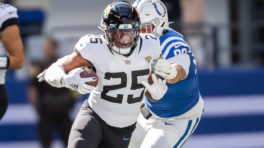 NFL: Jacksonville Jaguars at Indianapolis Colts, james robinson, new york giants