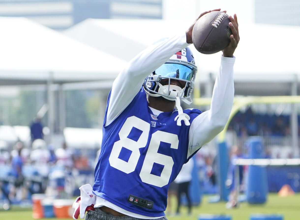 nfl: new york giants training camp, darius slayton