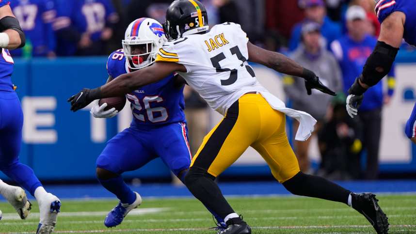 NFL: Pittsburgh Steelers at Buffalo Bills, myles jack, new york giants