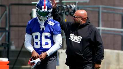 Giants veteran WR taking on new leadership role, mentoring newcomers