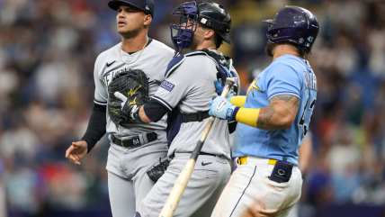Yankees’ Ian Hamilton takes shots Rays after benches-clearing incident