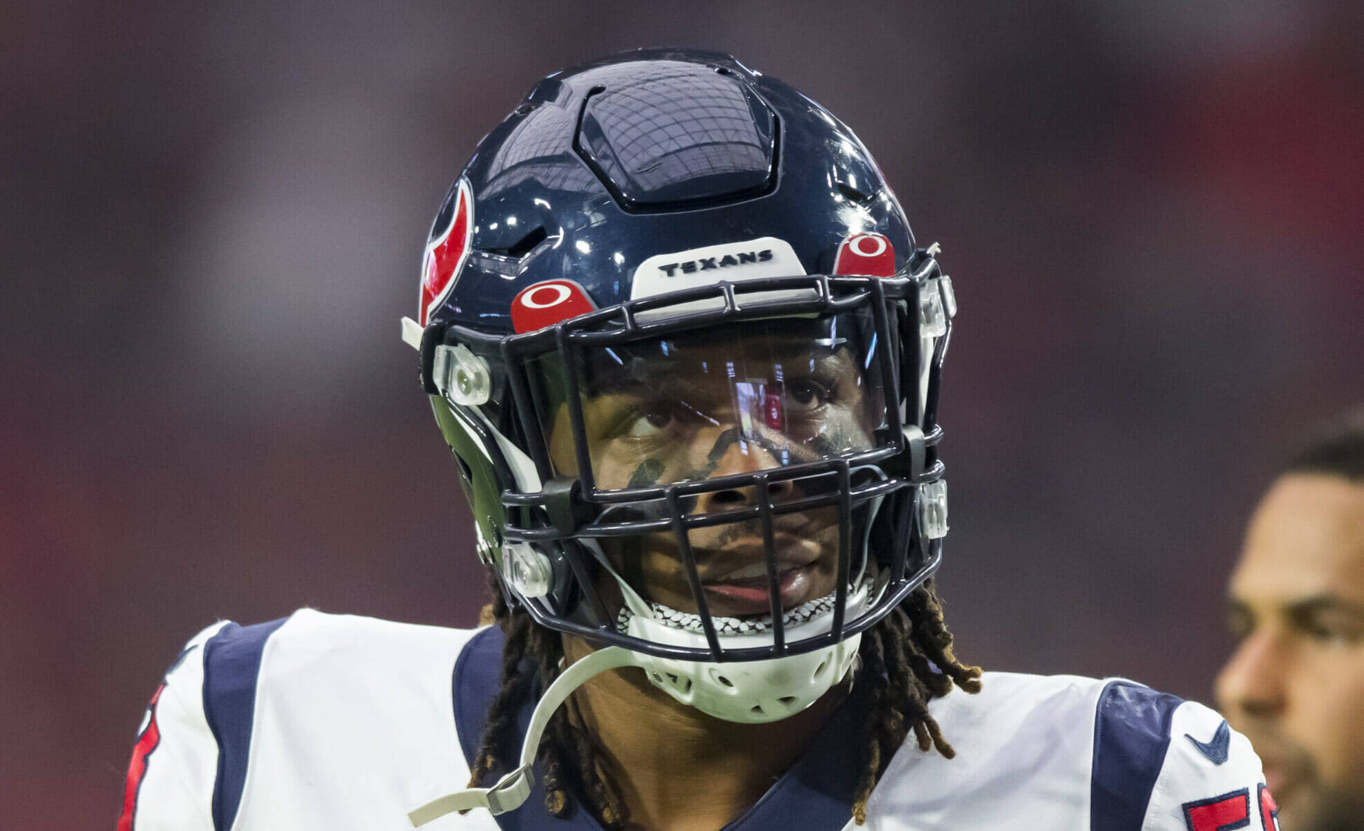 Houston Texans linebacker Christian Kirksey (58) against the Arizona Cardinals at State Farm Stadium (New York Giants)