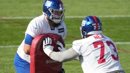 Giants get their starting right tackle back from concussion protocol