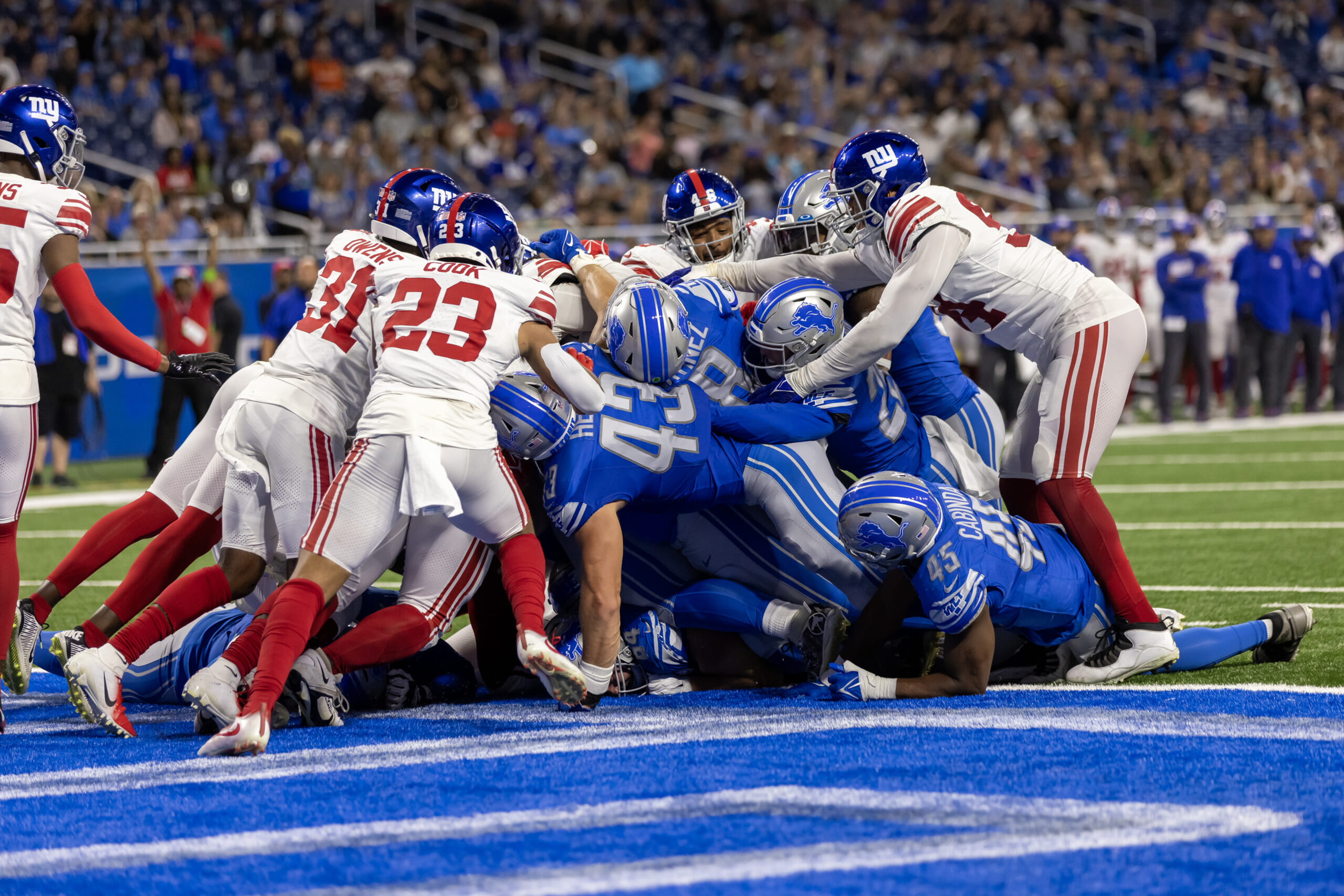 NFL: New York Giants at Detroit Lions