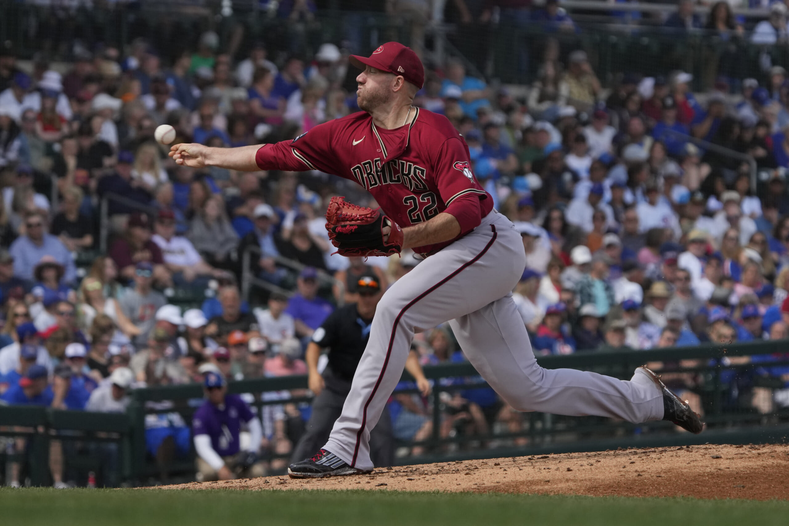 mlb: spring training-arizona diamondbacks at chicago cubs, zach mcallister, new york yankees