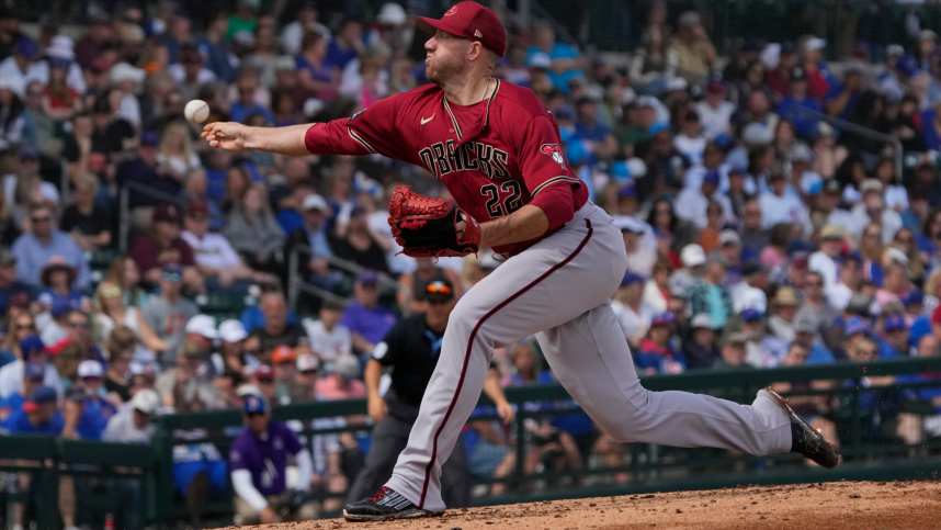 mlb: spring training-arizona diamondbacks at chicago cubs, zach mcallister, new york yankees