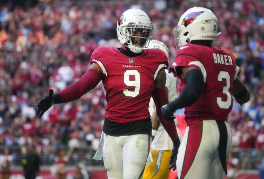 nfl: los angeles chargers at arizona cardinals, isaiah simmons, new york giants