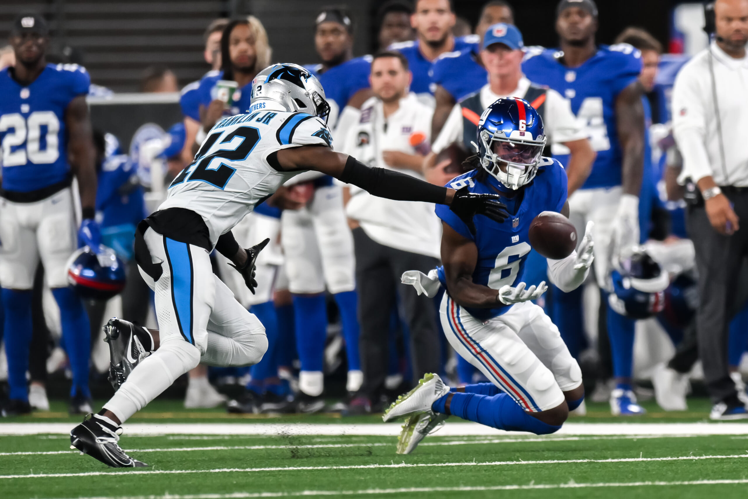 NFL: Preseason-Carolina Panthers at New York Giants