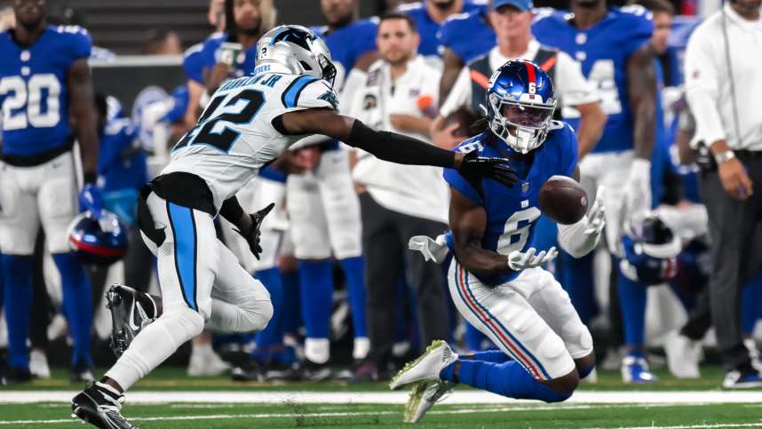 nfl: preseason-carolina panthers at new york giants, bryce ford-wheaton