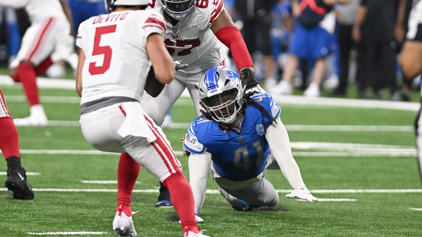 nfl: preseason-new york giants at detroit lions, tommy devito