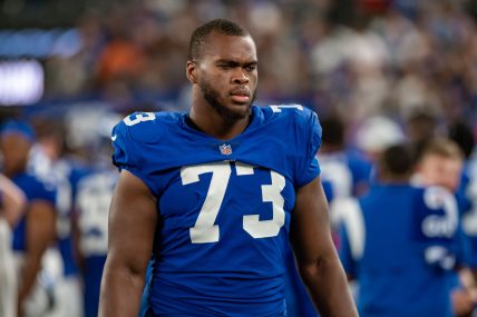 The Giants may be forced into a big change at right tackle