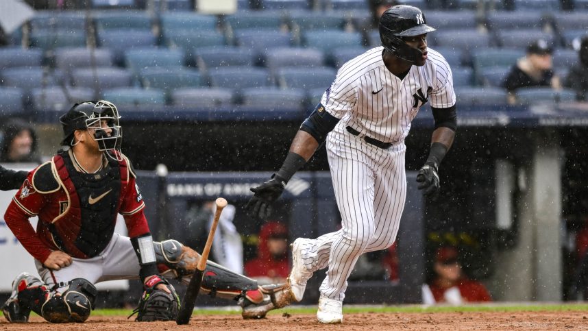 mlb: arizona diamondbacks at new york yankees, estevan florial