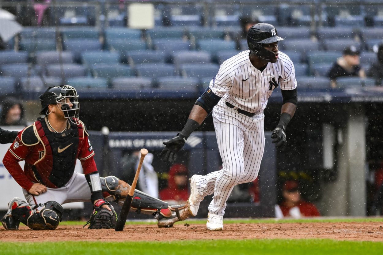 mlb: arizona diamondbacks at new york yankees, estevan florial