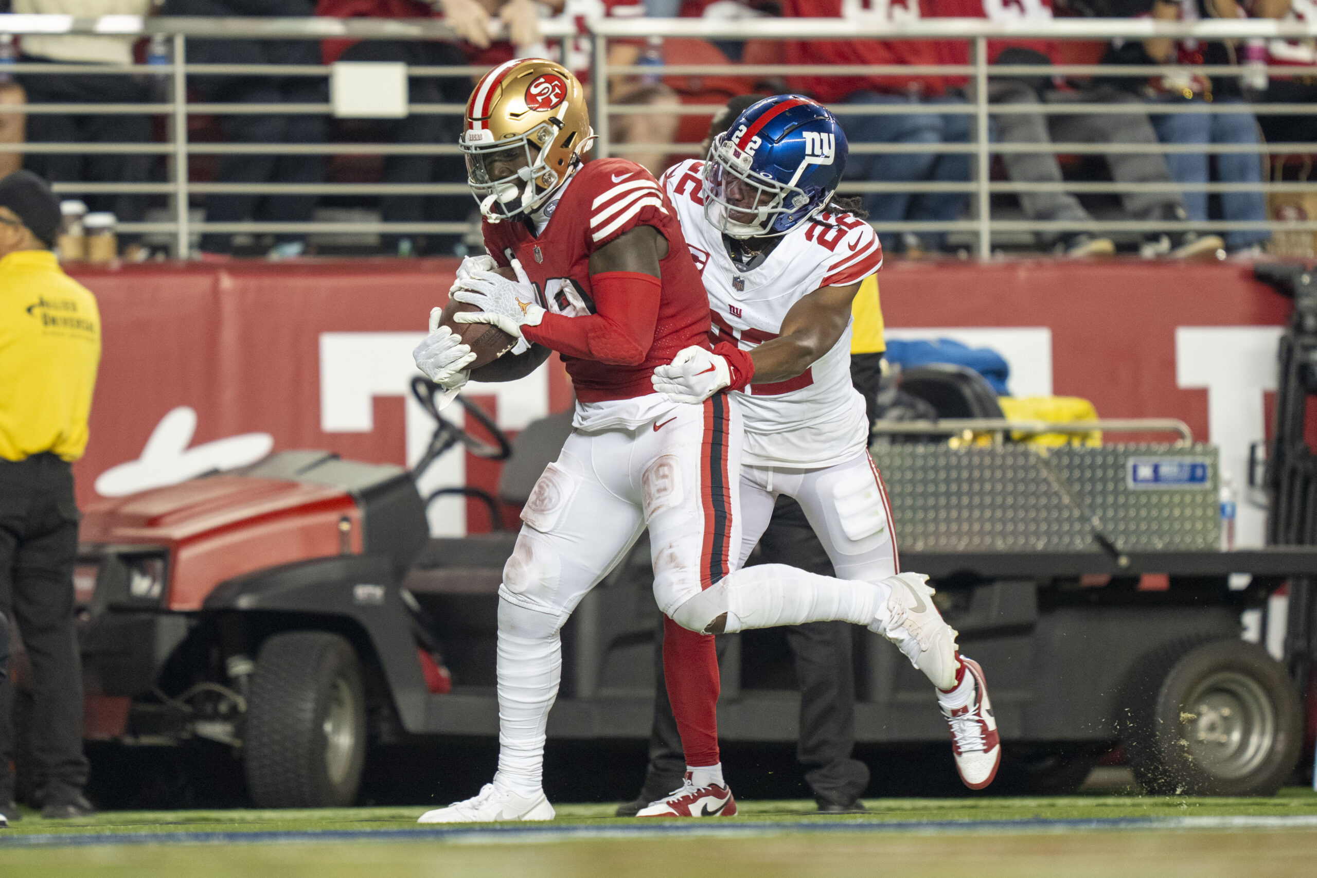 nfl: new york giants at san francisco 49ers, adoree jackson