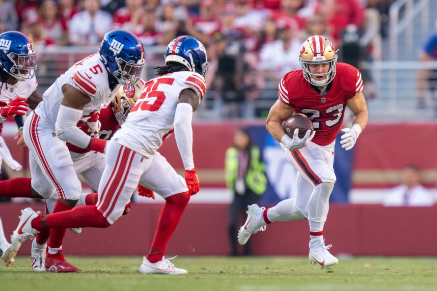 nfl: new york giants at san francisco 49ers, deonte banks