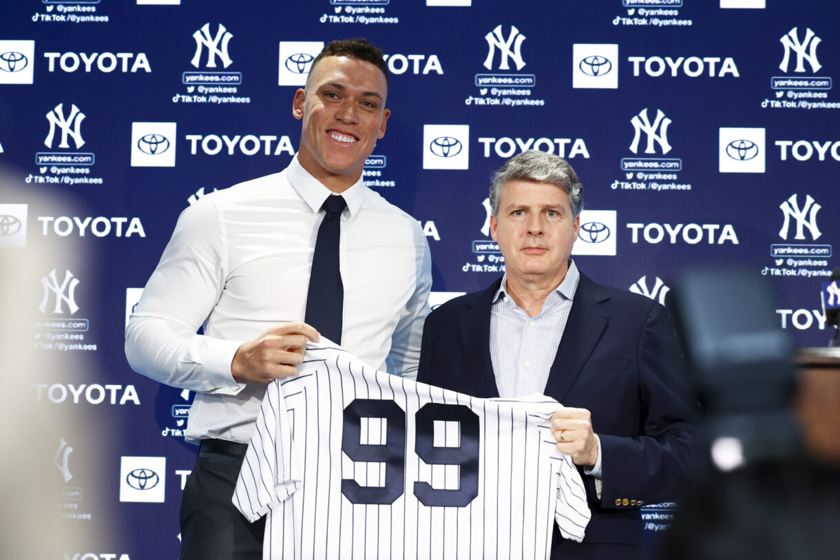 MLB: New York Yankees-Aaron Judge press conference