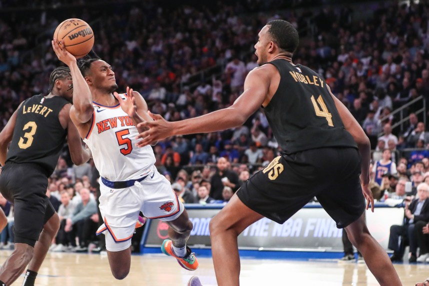 NBA: Playoffs-Cleveland Cavaliers at New York Knicks
