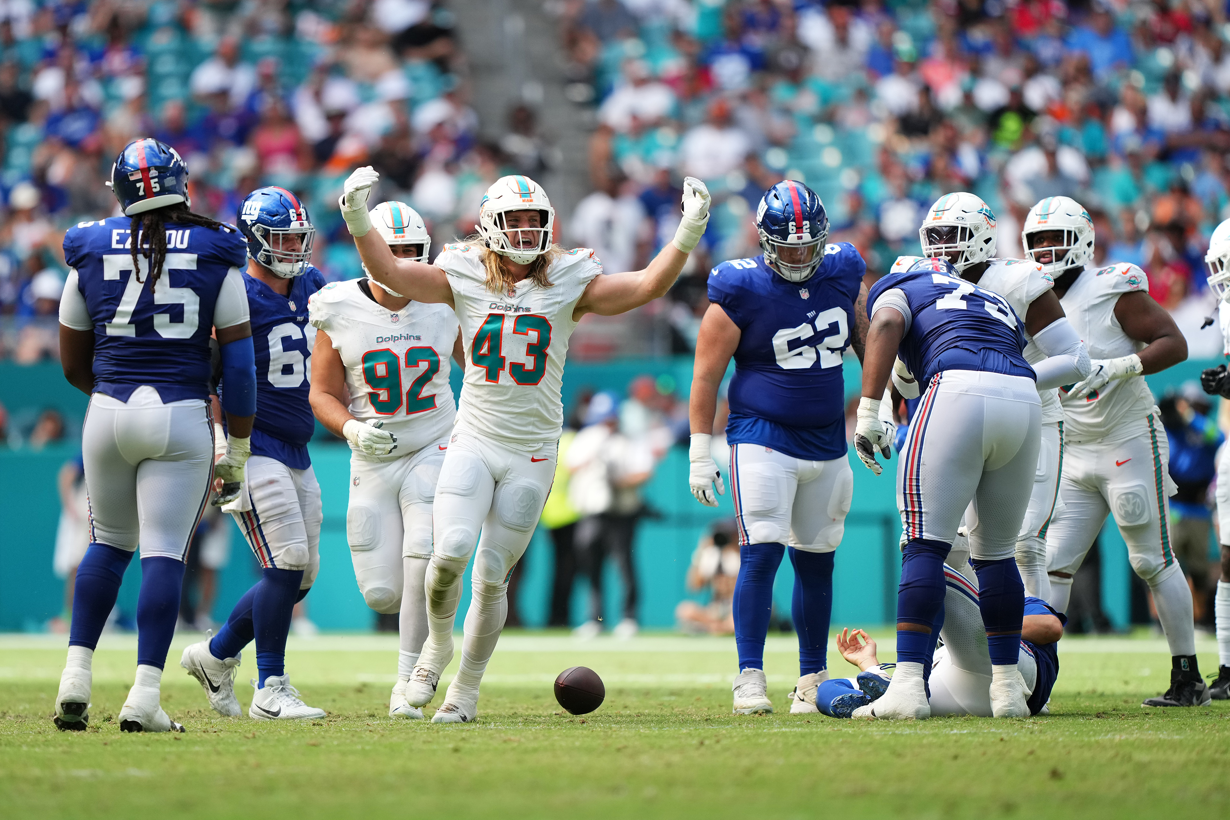 NFL: New York Giants at Miami Dolphins