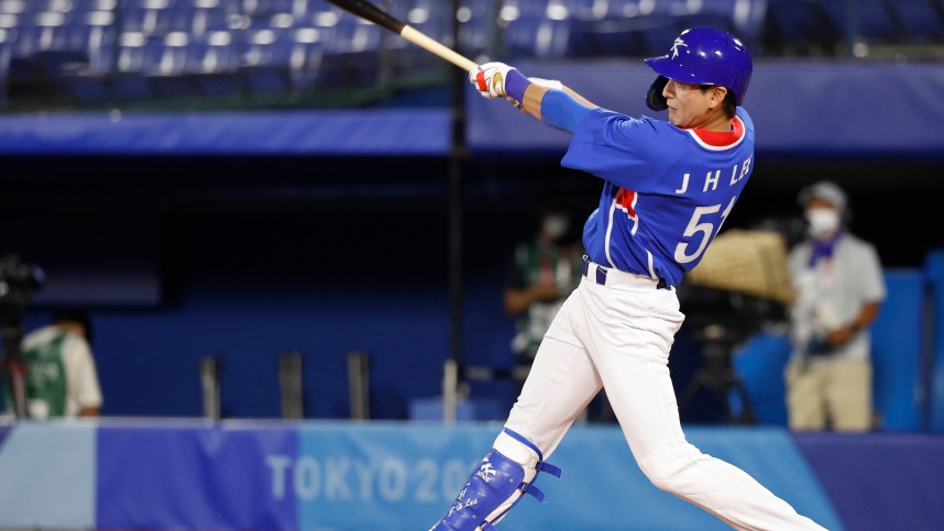 Olympics: Baseball-Men Group B - KOR-USA, jung-hoo lee, yankees